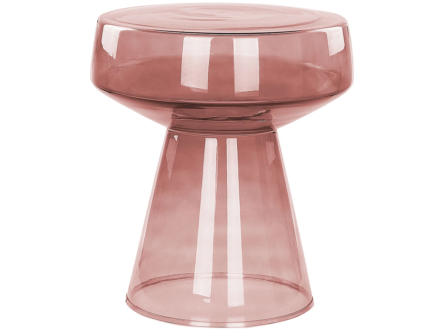 Table d'appoint LAGUNA Verre Rouge