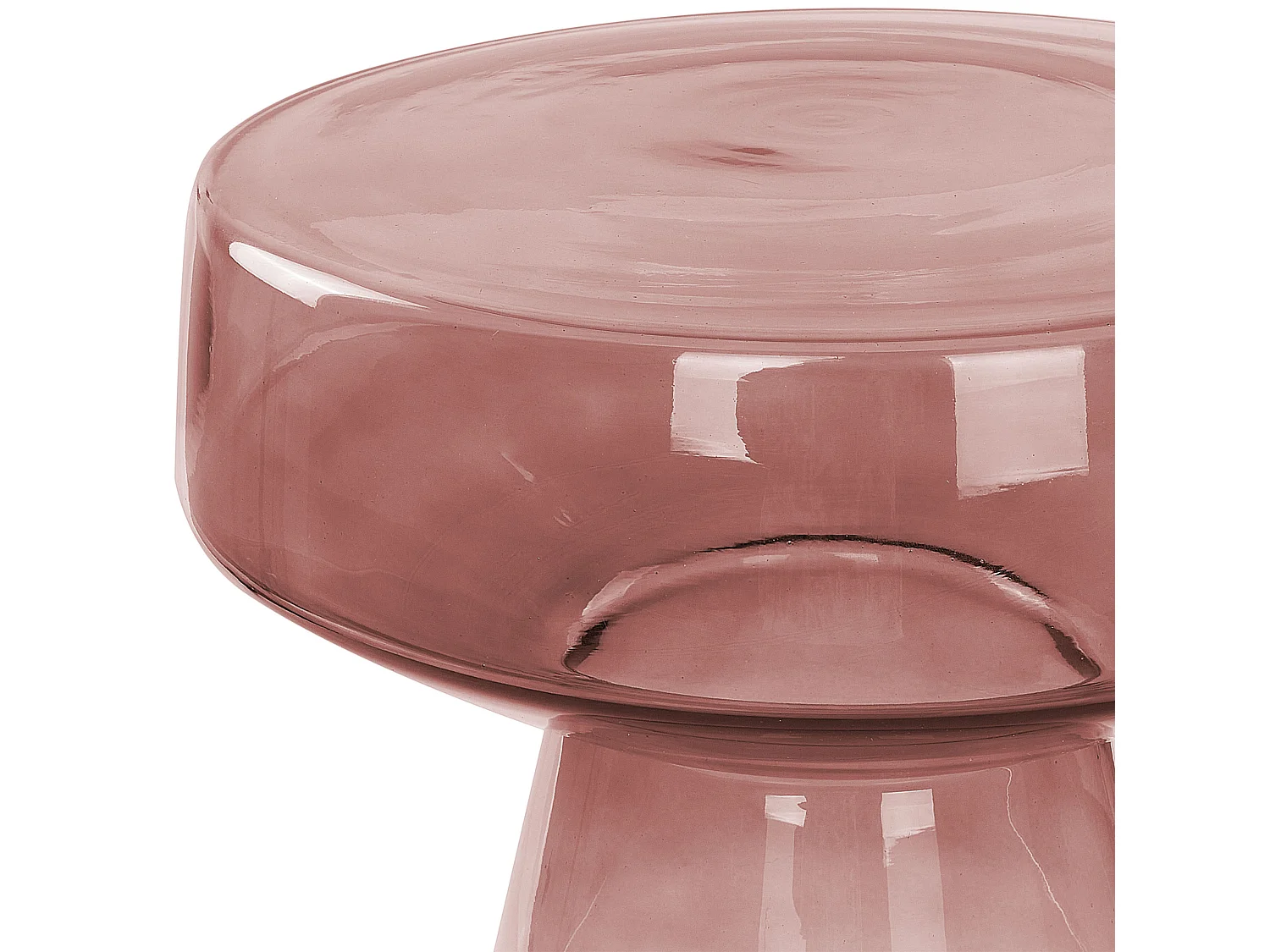 Table d'appoint LAGUNA Verre Rouge