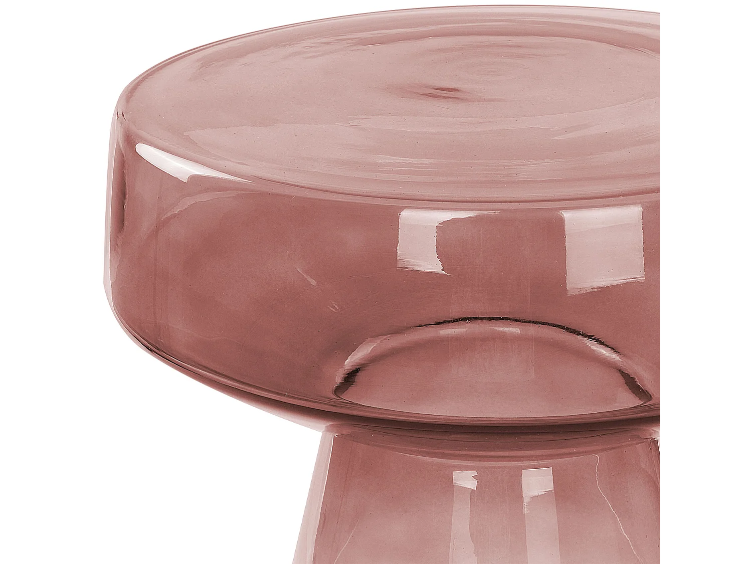 Beistelltisch LAGUNA Glas Rot