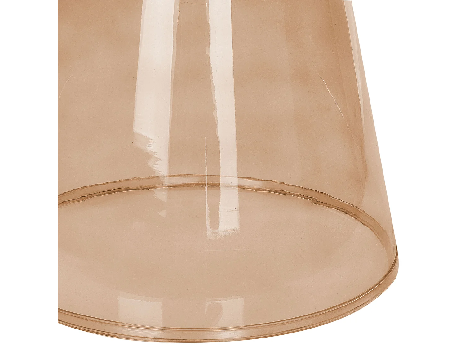 Beistelltisch LAGUNA Glas Goldbraun