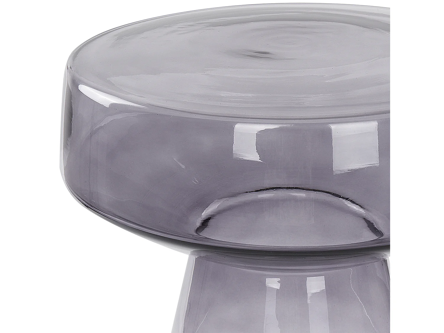 Table d'appoint LAGUNA Verre Gris