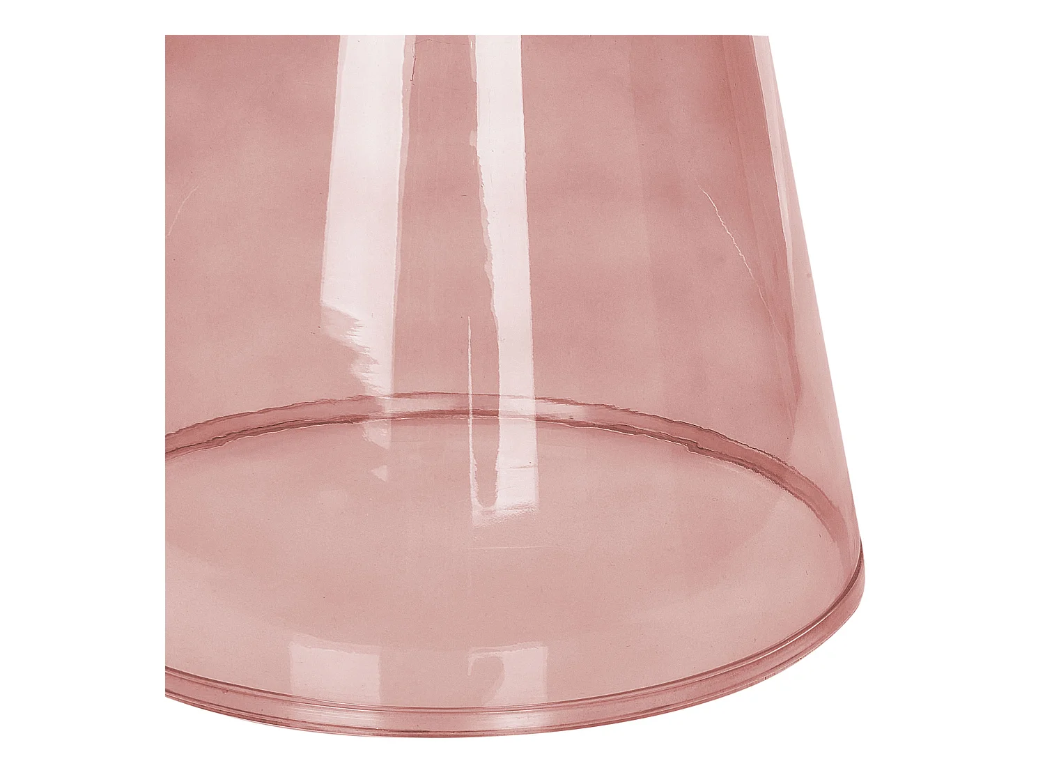 Lot de 2 tables d'appoint LAGUNA/CALDERA Verre Rouge