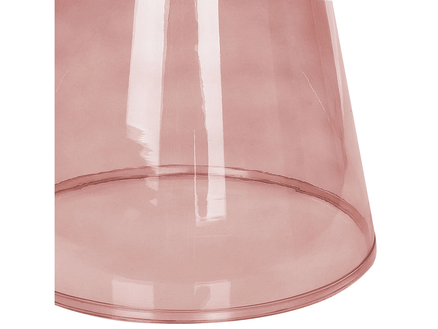 Lot de 2 tables d'appoint LAGUNA/CALDERA Verre Rouge