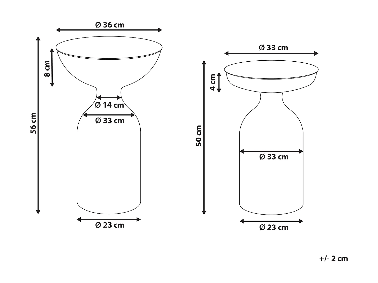 Beistelltisch 2er Set COTA/TENJO Metall Hellgrün