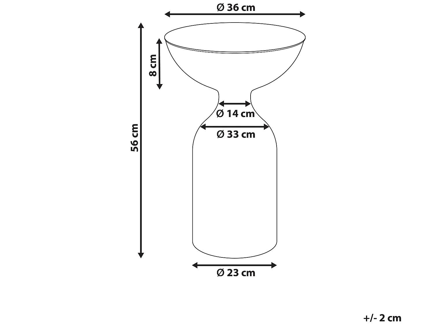 Table d'appoint COTA Métal Noir