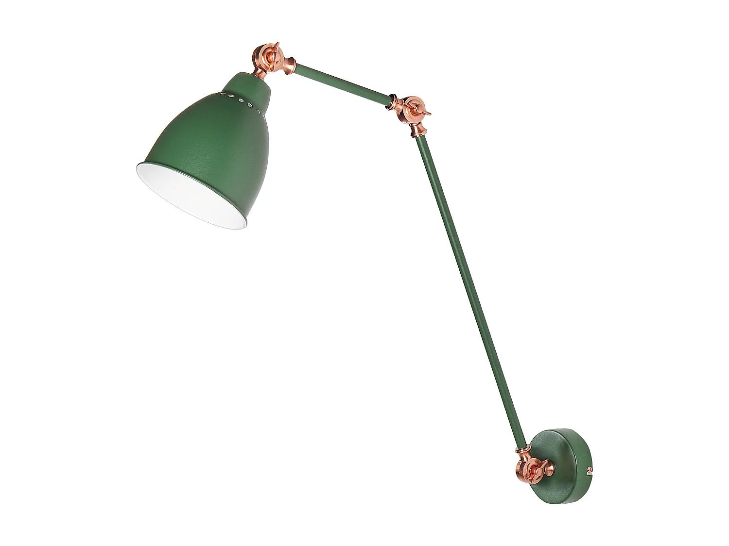 Lampe murale MISSISSIPPI Réglable Métal Vert foncé