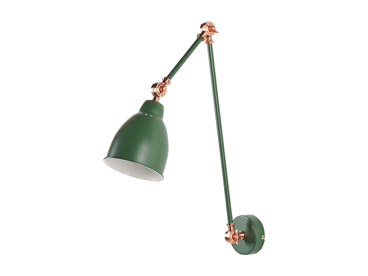 Lampe murale MISSISSIPPI Réglable Métal Vert foncé
