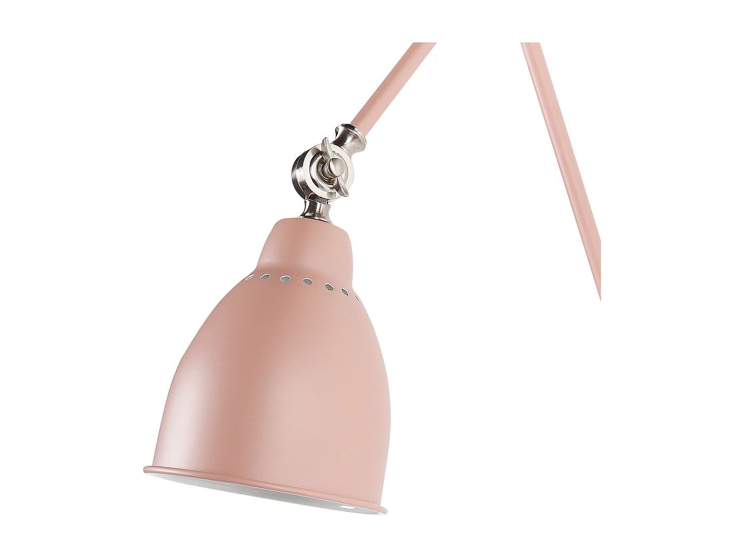 Wandlampe MISSISSIPPI verstellbar Metall Pastellrosa