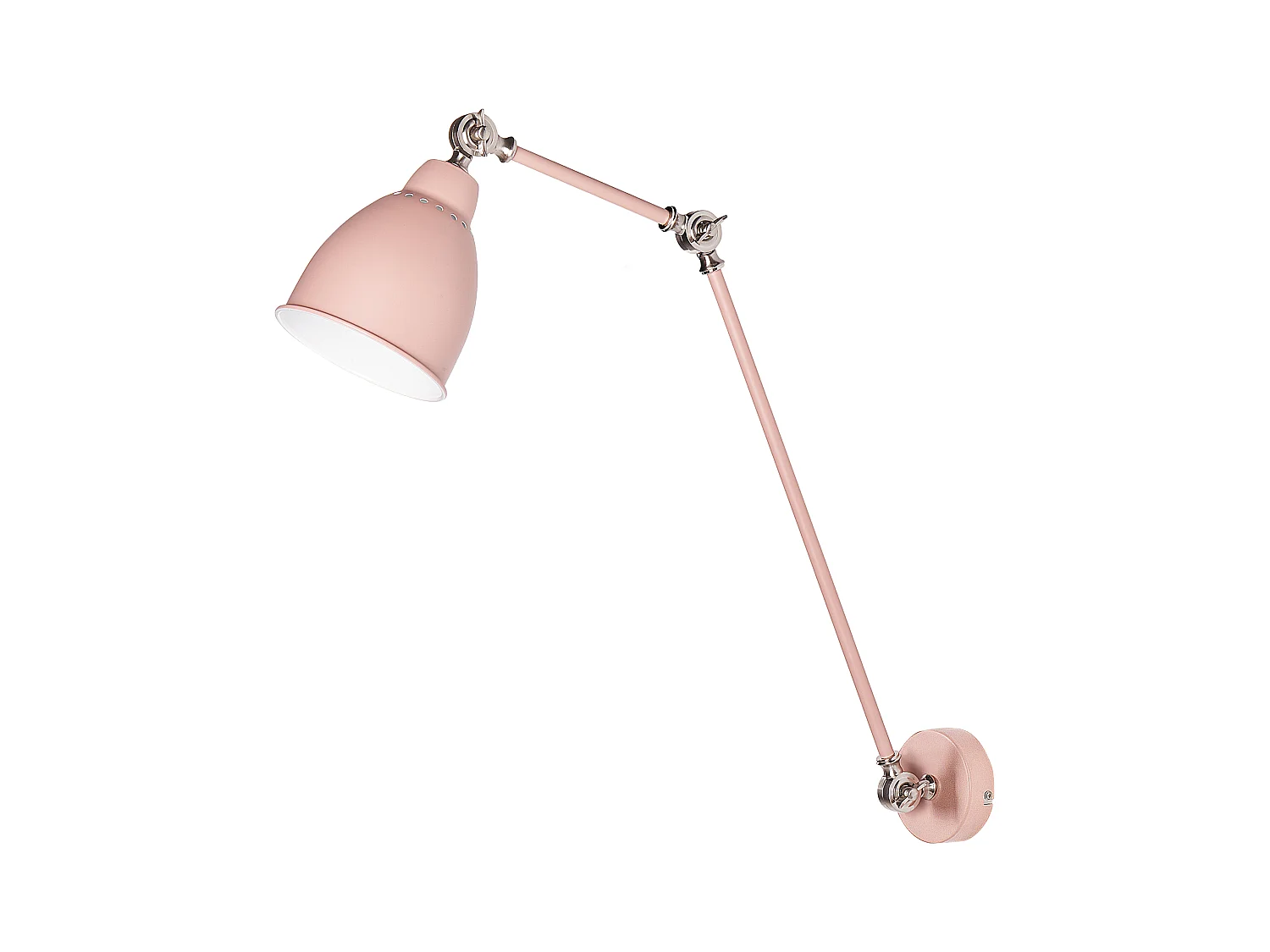 Lampe murale MISSISSIPPI Réglable Métal Rose pastel