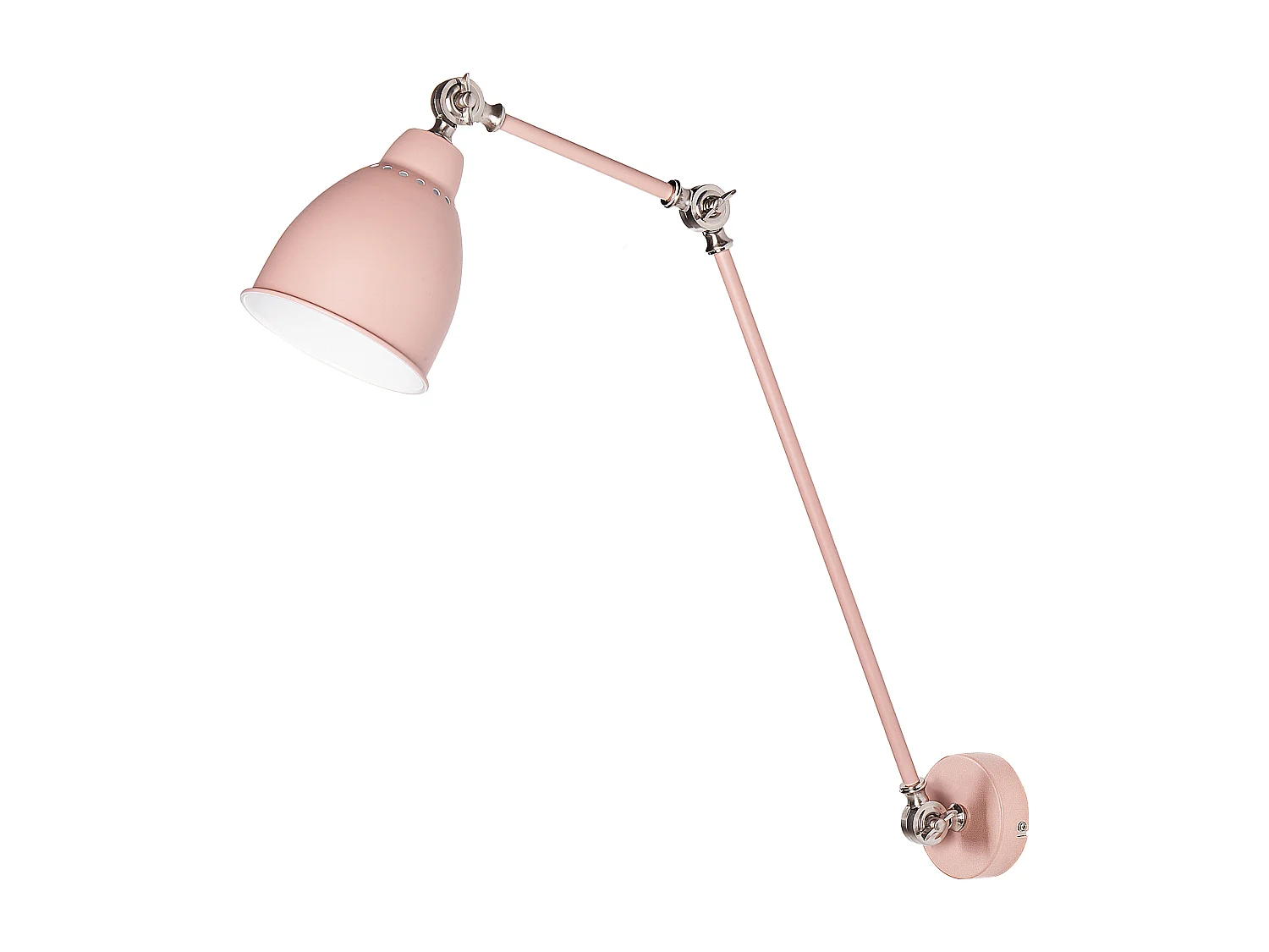 Lampe murale MISSISSIPPI Réglable Métal Rose pastel