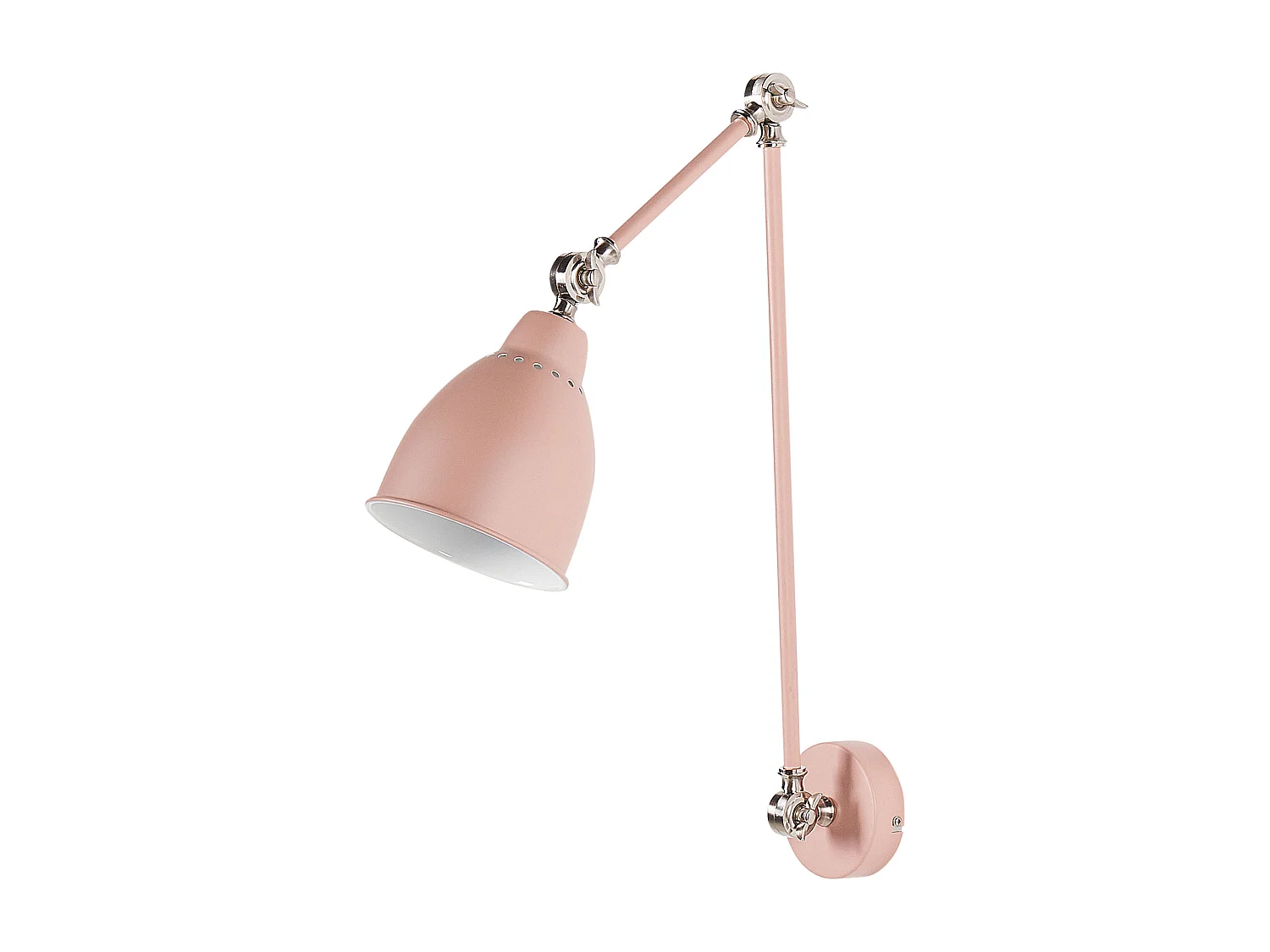 Lampe murale MISSISSIPPI Réglable Métal Rose pastel
