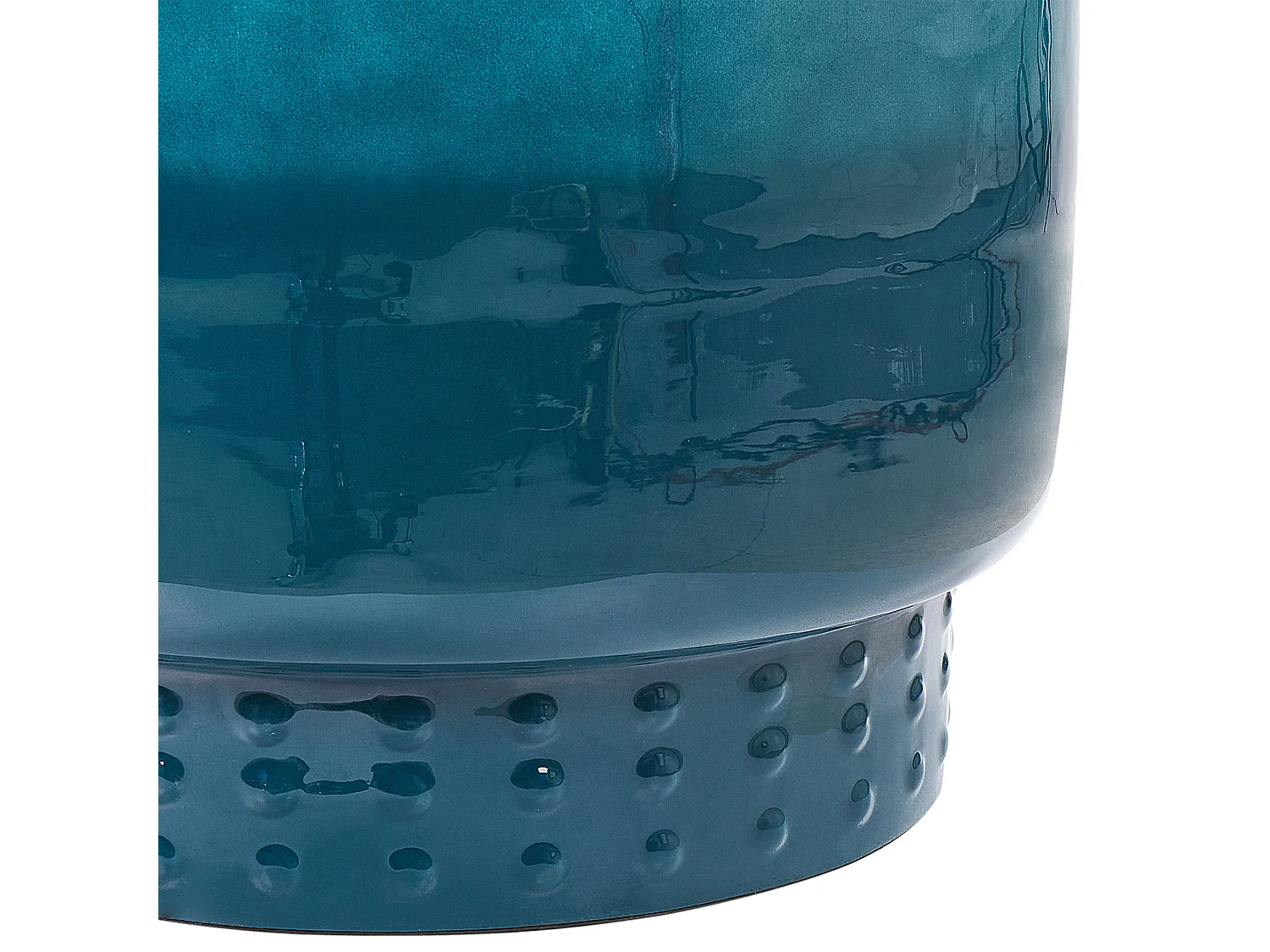 Table d'appoint ABRA Métal Bleu paon