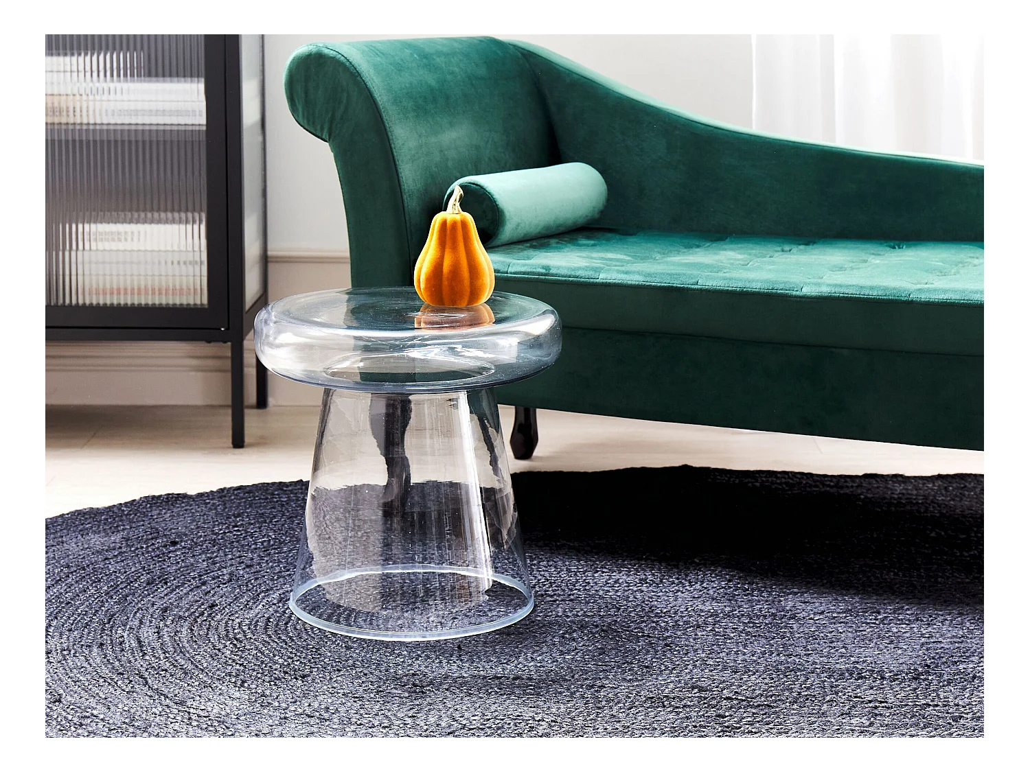Table d'appoint CALDERA Verre Transparent