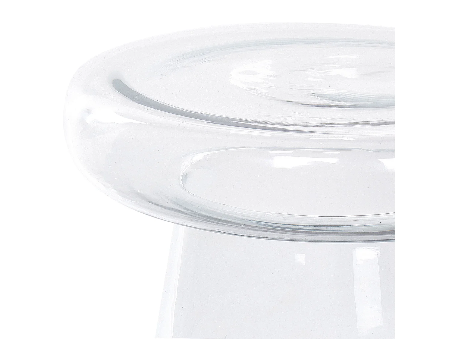 Beistelltisch CALDERA Glas Transparent