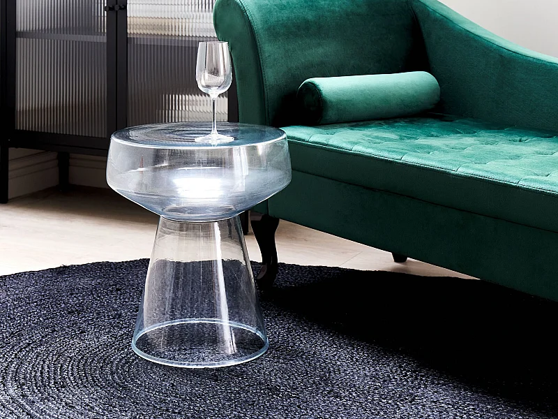 Table d'appoint LAGUNA Verre Transparent