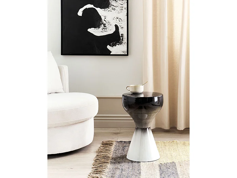 Mesa auxiliar TIBITO Metal Negro