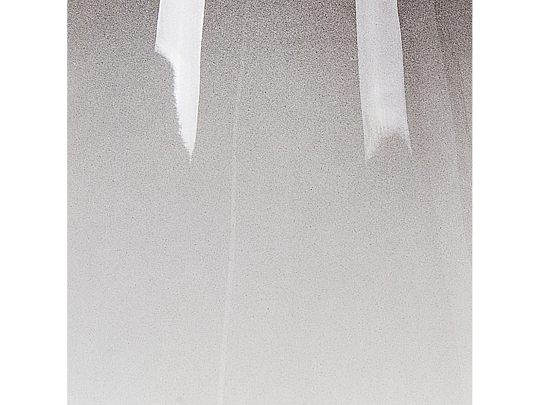 Beistelltisch Metall schwarz-weiß rund 30 cm Pilzform Wohnzimmertisch Tibito