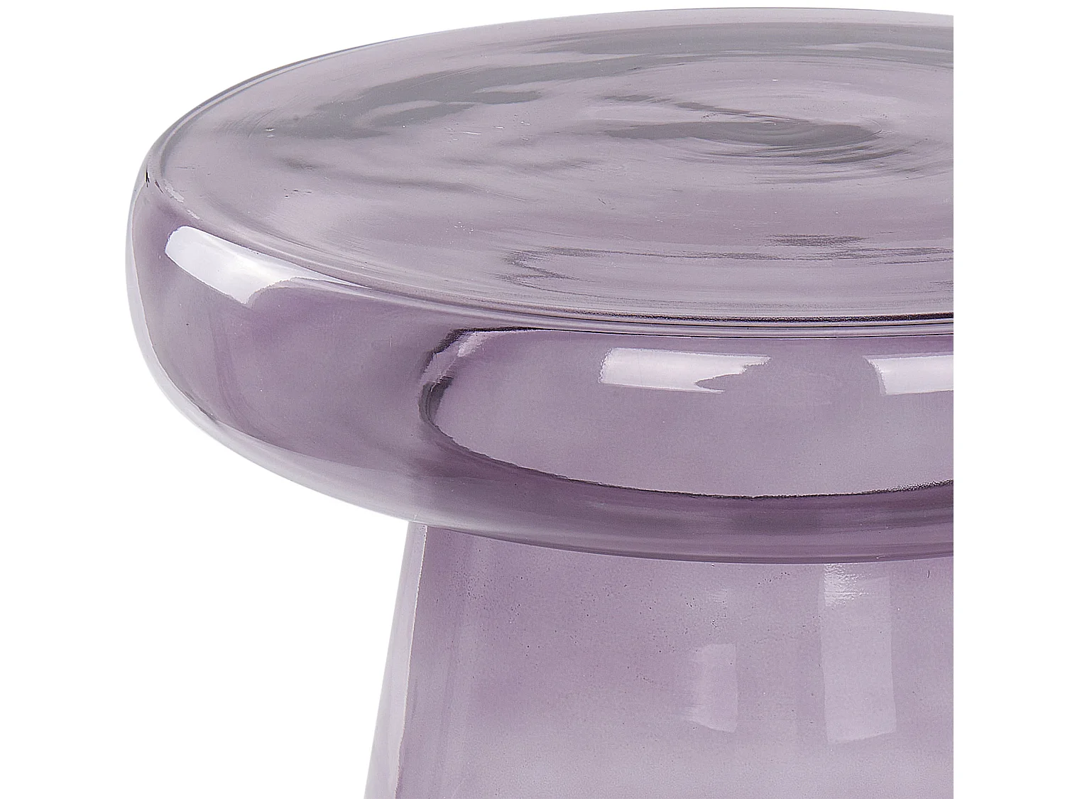 Table d'appoint CALDERA Verre Gris