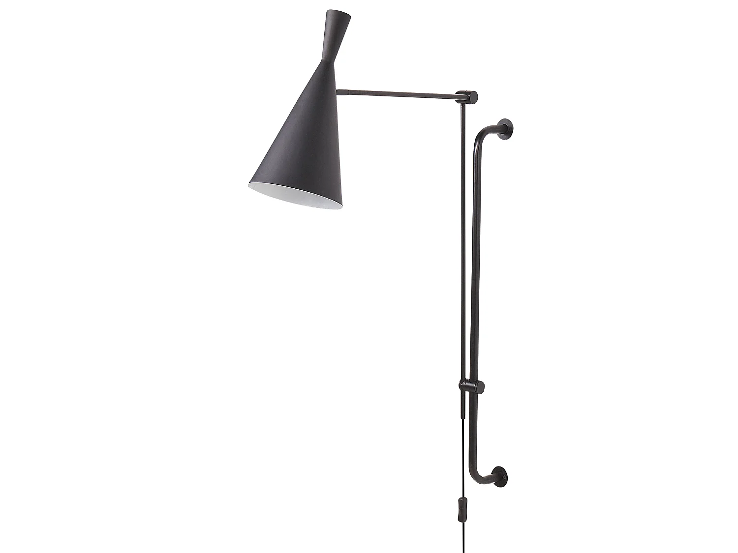 Wandlamp MARISA Verstelbaar Metaal Zwart
