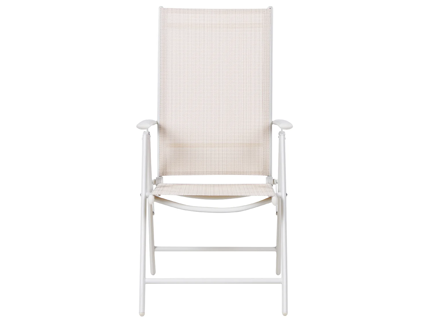 Lot de 6 chaises de jardin CATANIA Métal Beige