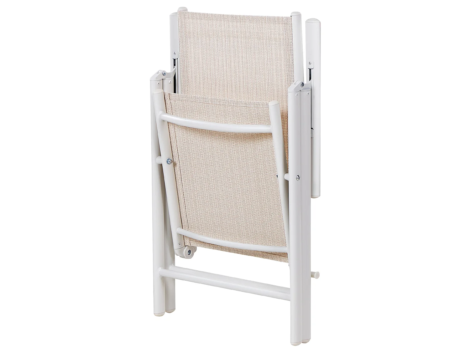 Lot de 6 chaises de jardin CATANIA Métal Beige