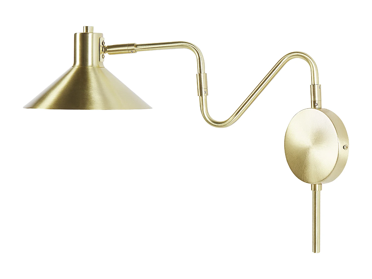 Wandlamp BALIEM Verstelbaar Metaal Goud