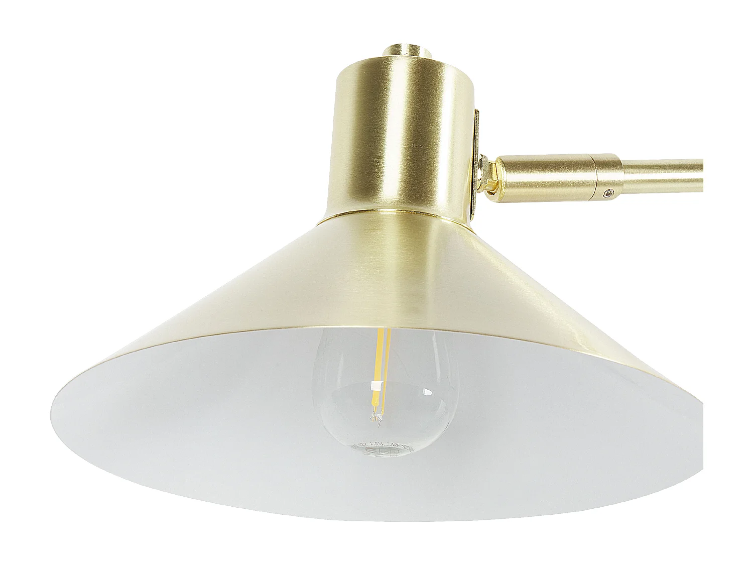 Lampe murale BALIEM Réglable Métal Doré