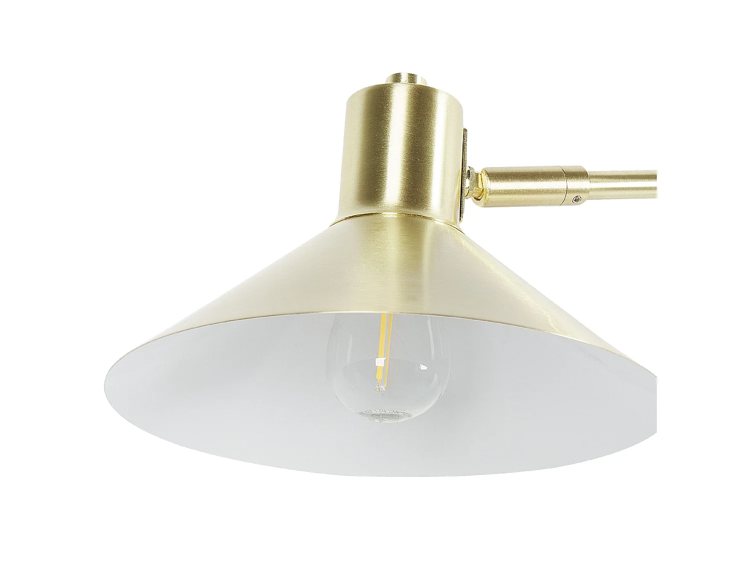 Lampe murale BALIEM Réglable Métal Doré