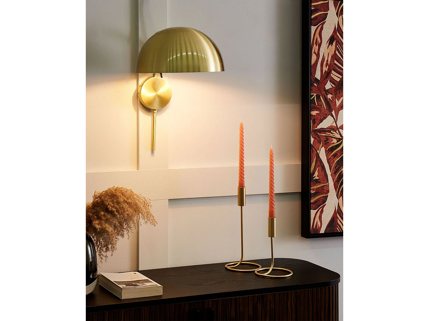 Wandlamp WAMPU Metaal Goud