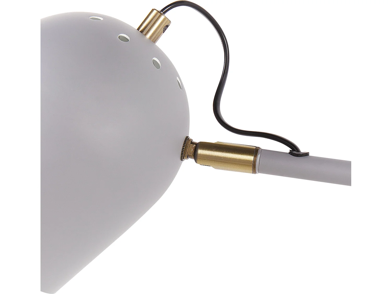 Lampe murale ESTRELLA Réglable Métal Gris clair