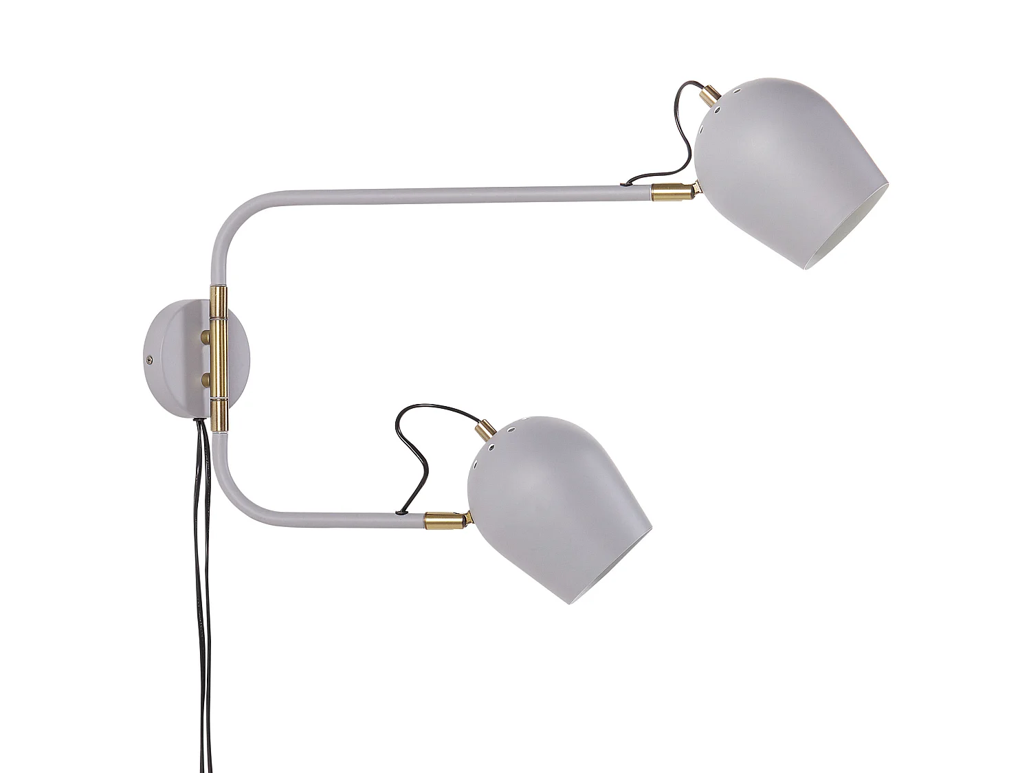 Applique ESTRELLA Regolabile Metallo Grigio chiaro