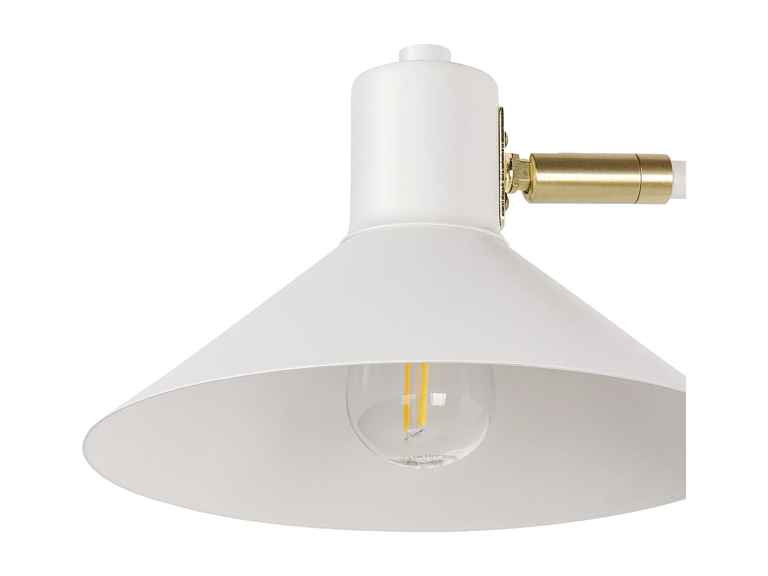 Lampe murale BALIEM Réglable Métal Blanc