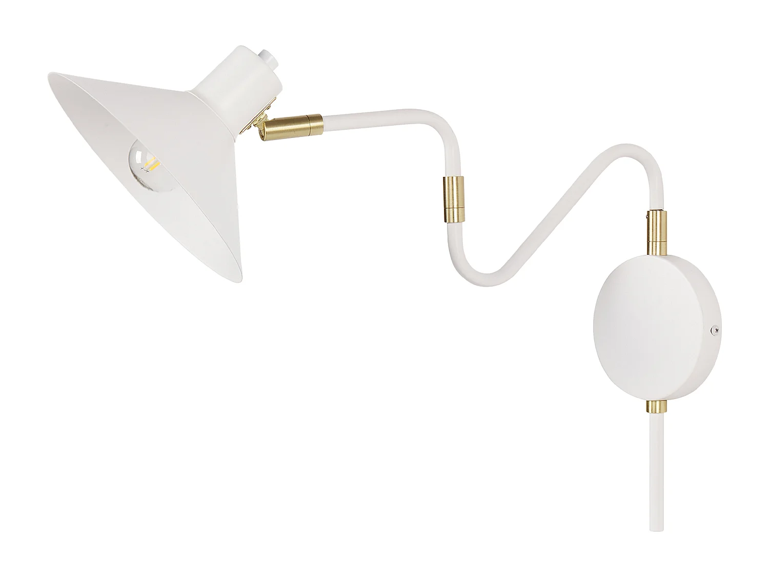 Applique BALIEM Regolabile Metallo Bianco