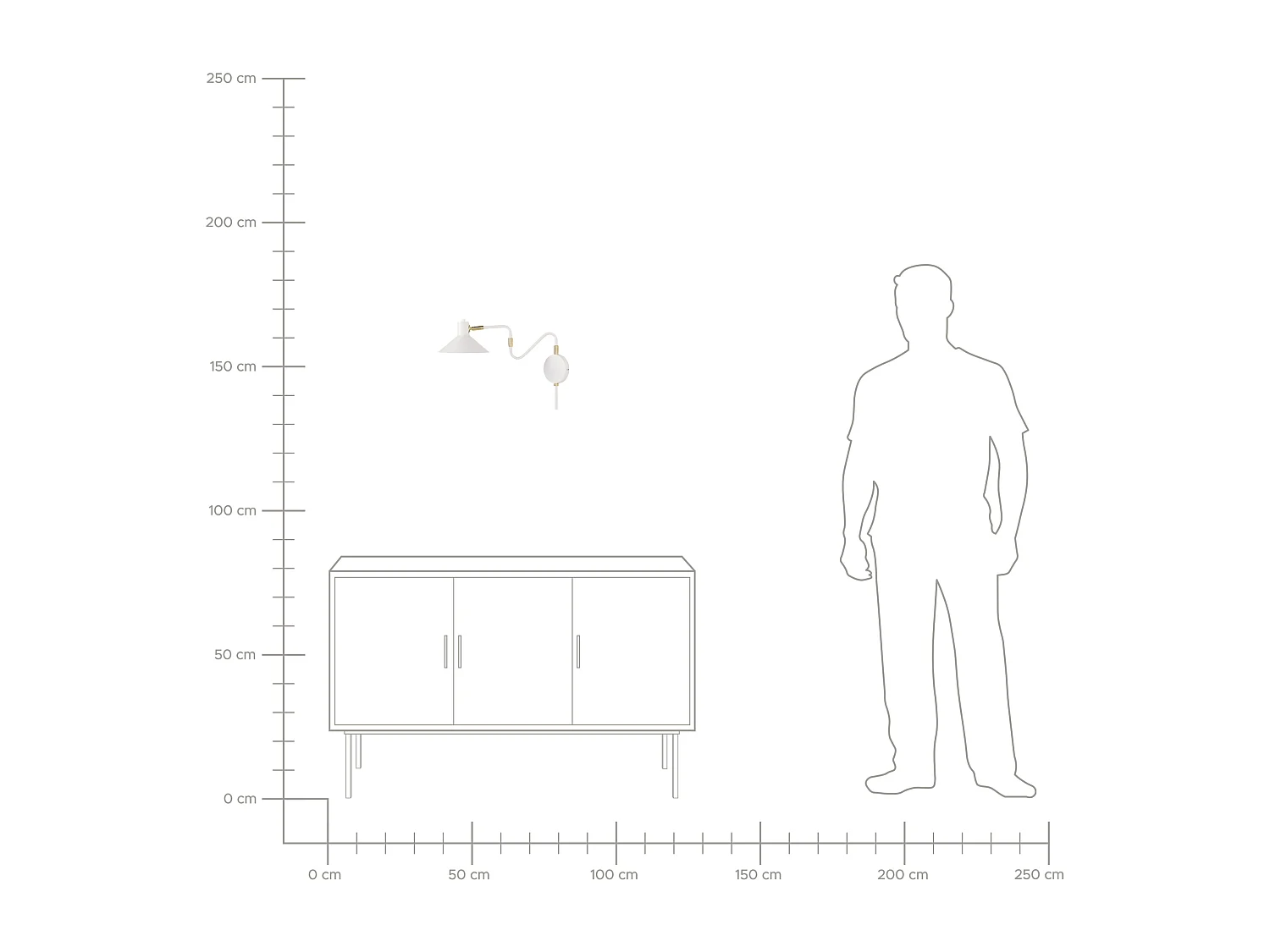 Applique BALIEM Regolabile Metallo Bianco