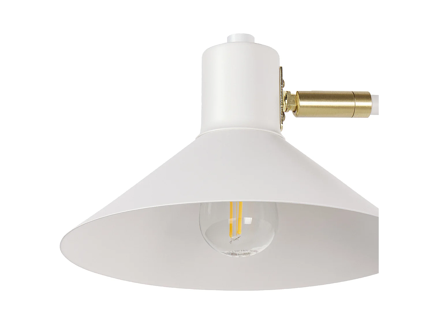 Lampe murale BALIEM Réglable Métal Blanc