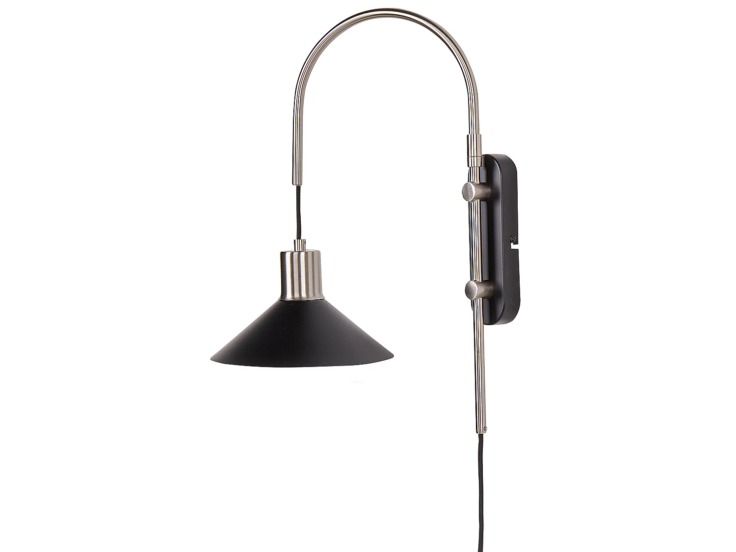 Lampe murale SISSA Réglable Métal Noir