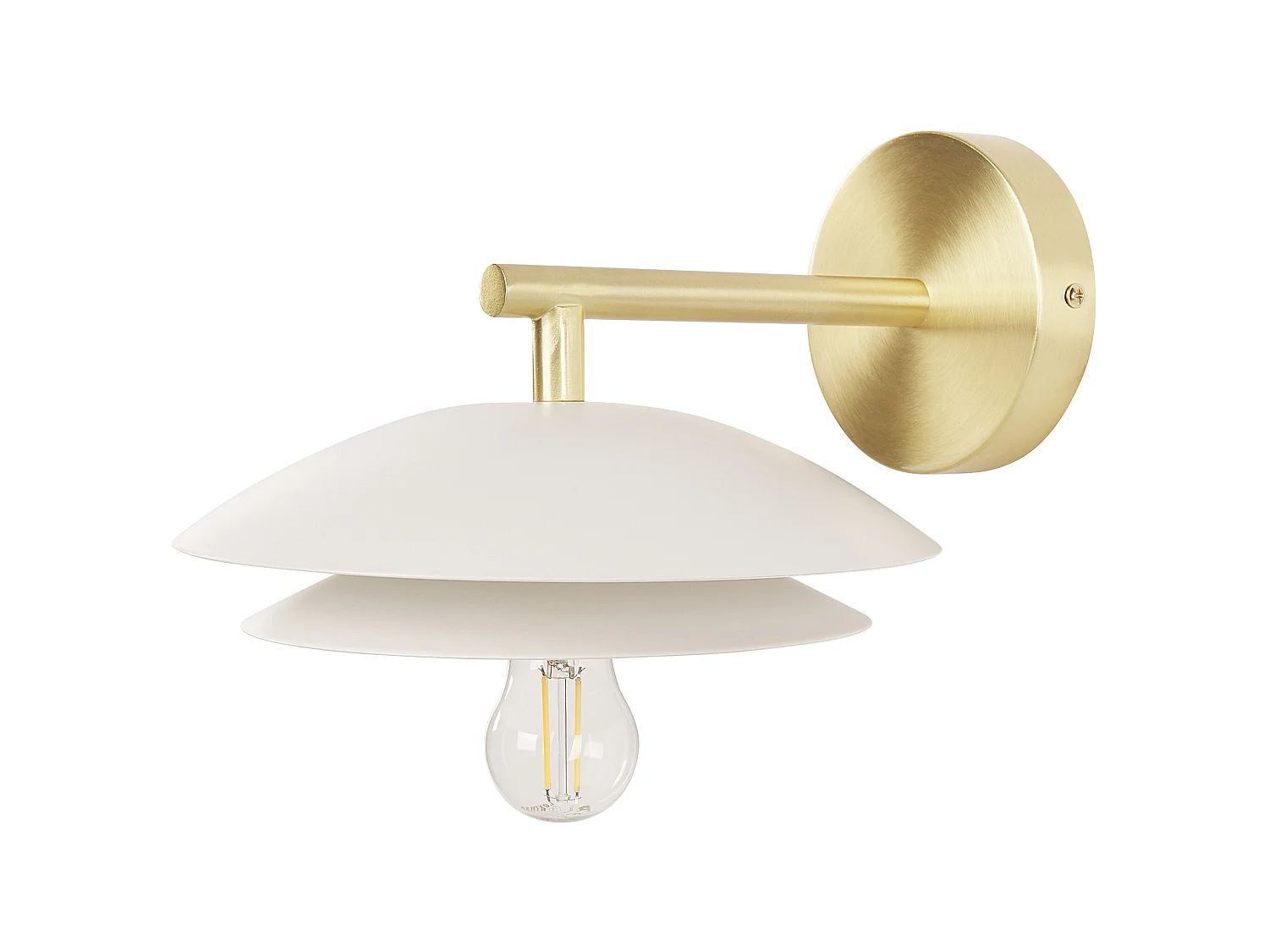 Wandlamp LASOLO Metaal Wit