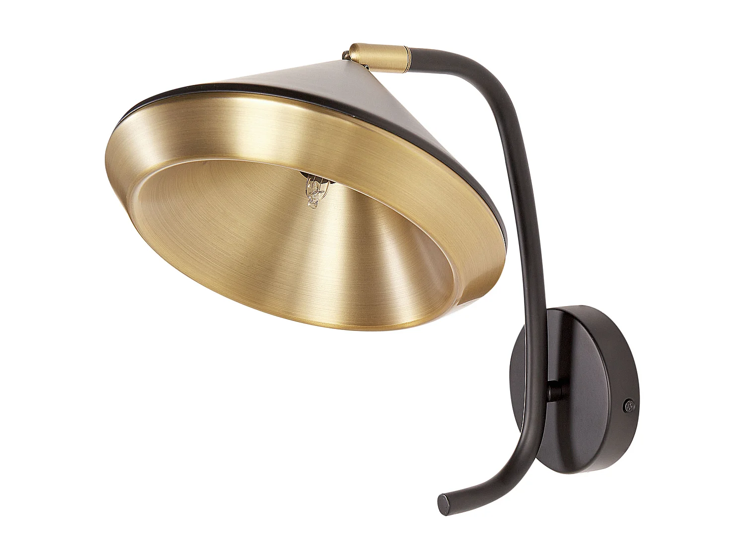 Lámpara de foco MOKVI ajustable Metal Negro