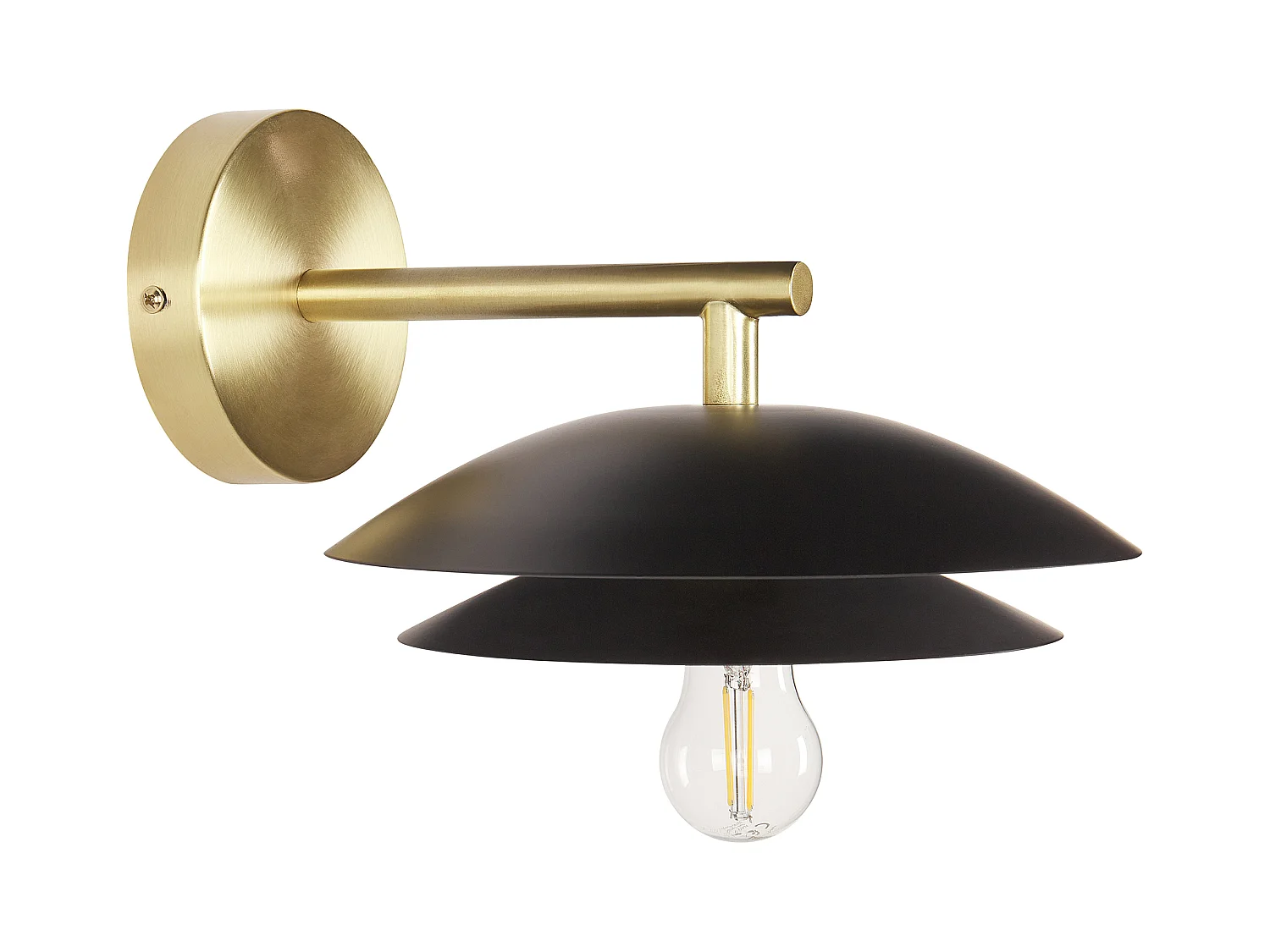 Lampe murale LASOLO Métal Noir