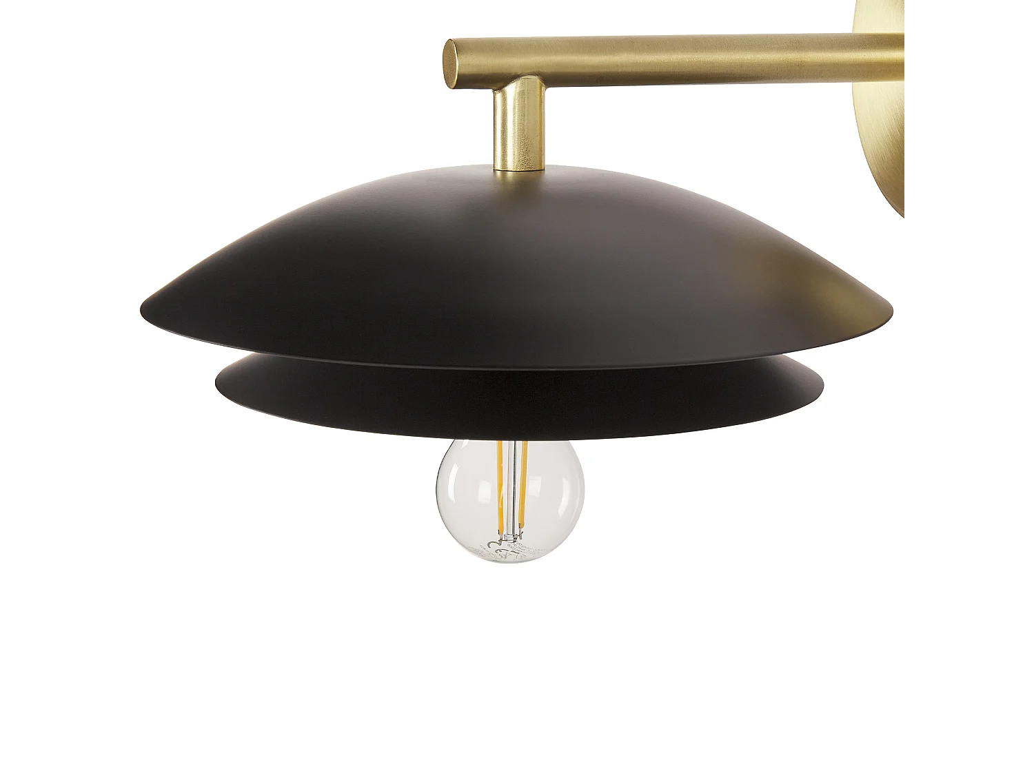 Candeeiros de parede LASOLO Metal Preto