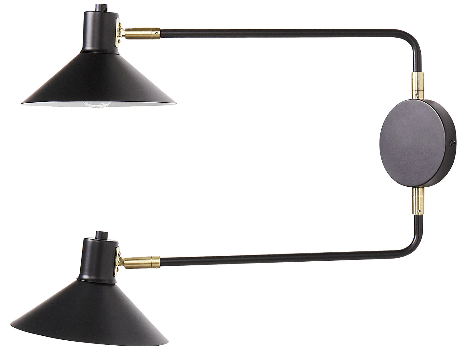 Lampe murale KADASSA Réglable Métal Noir