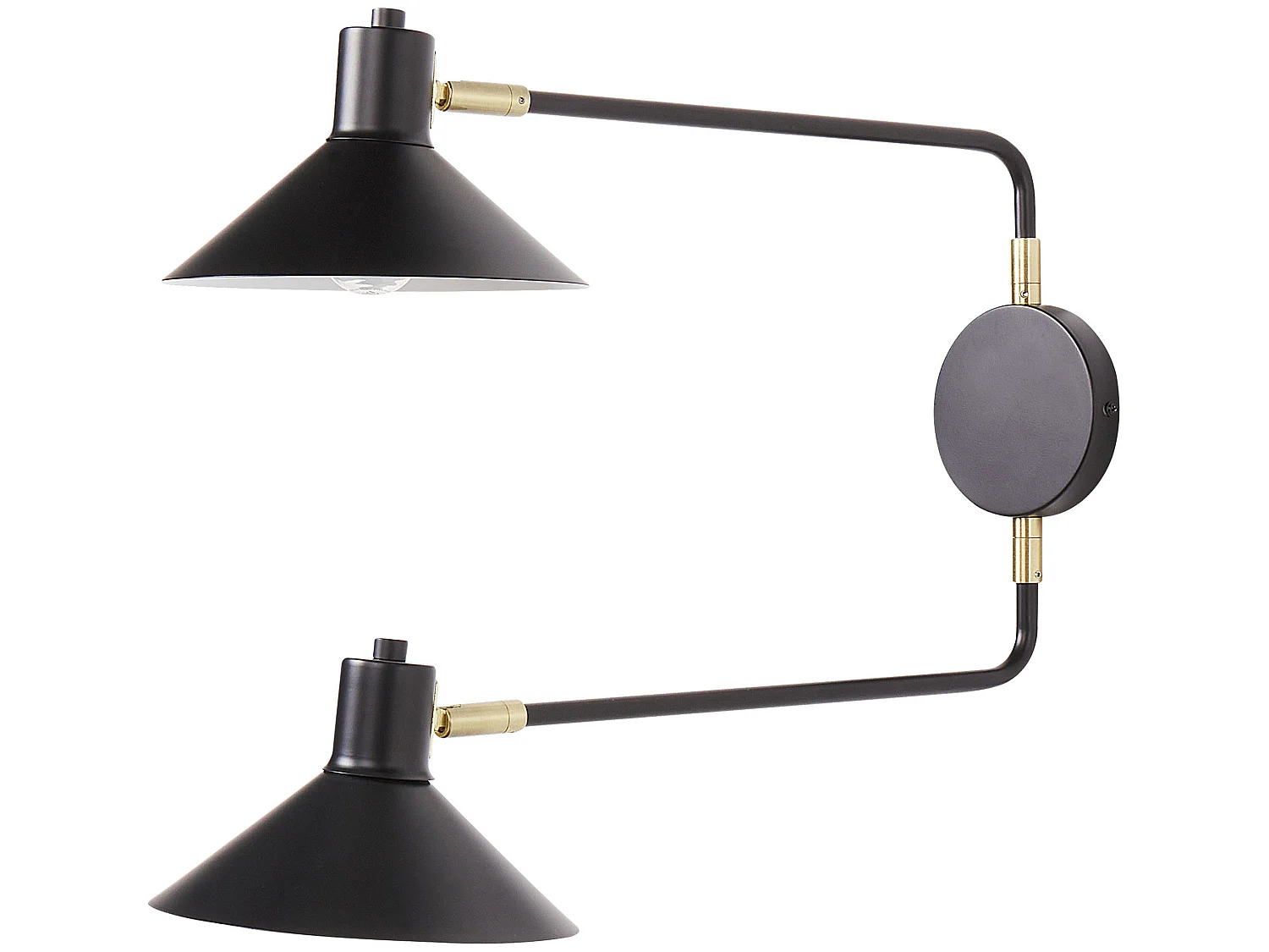 Lampe murale KADASSA Réglable Métal Noir