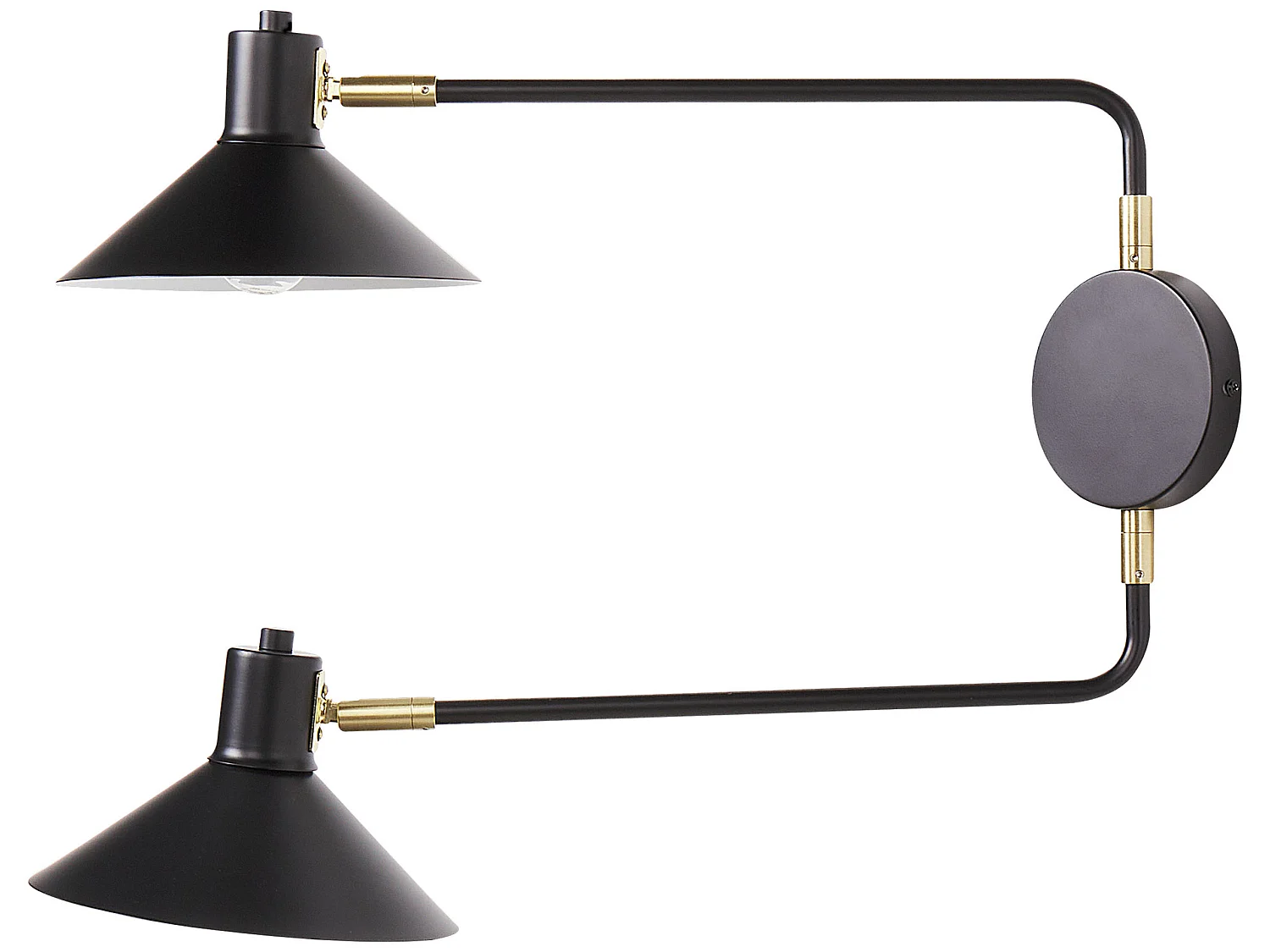 Lampe murale KADASSA Réglable Métal Noir