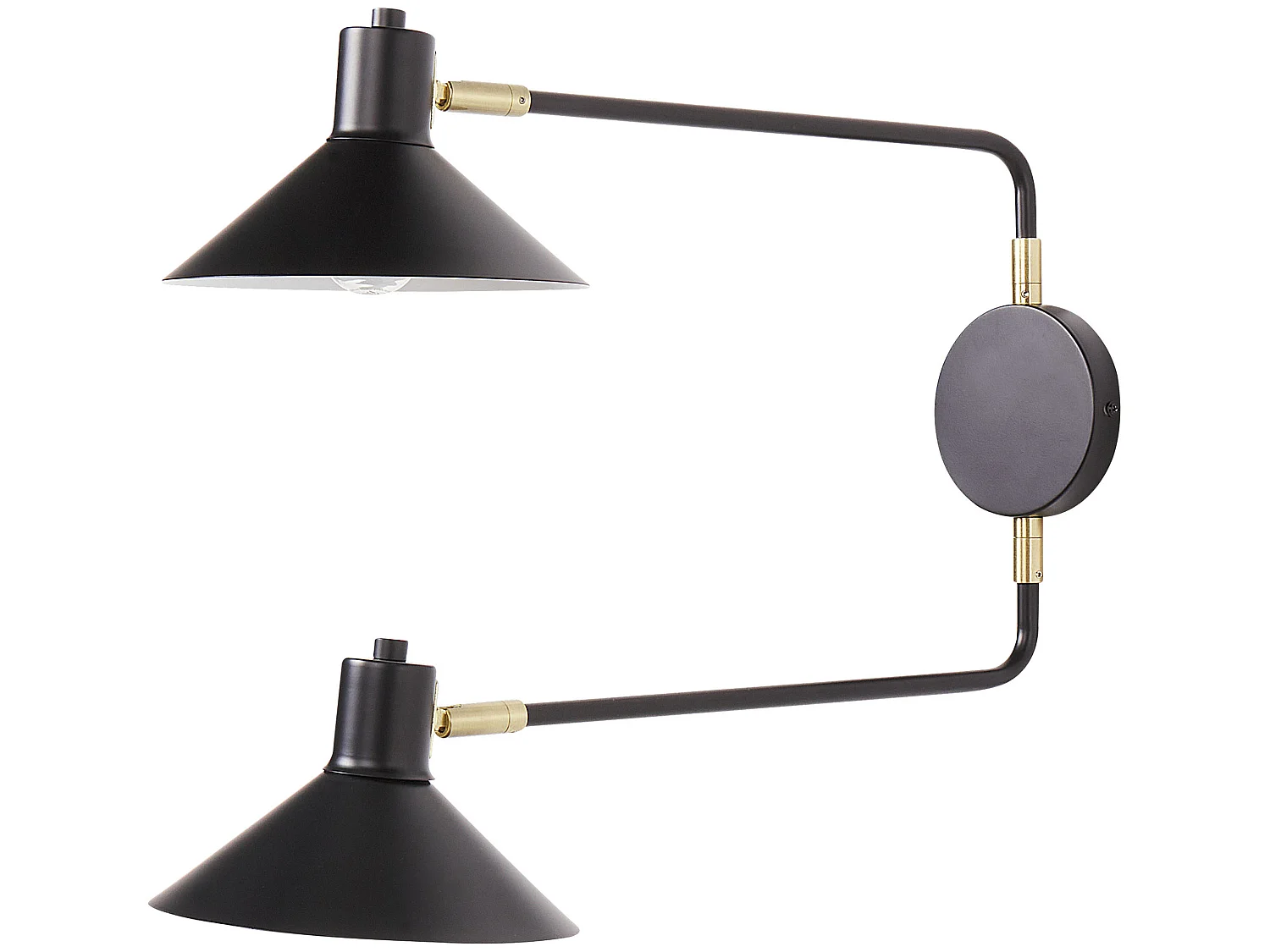 Lampe murale KADASSA Réglable Métal Noir