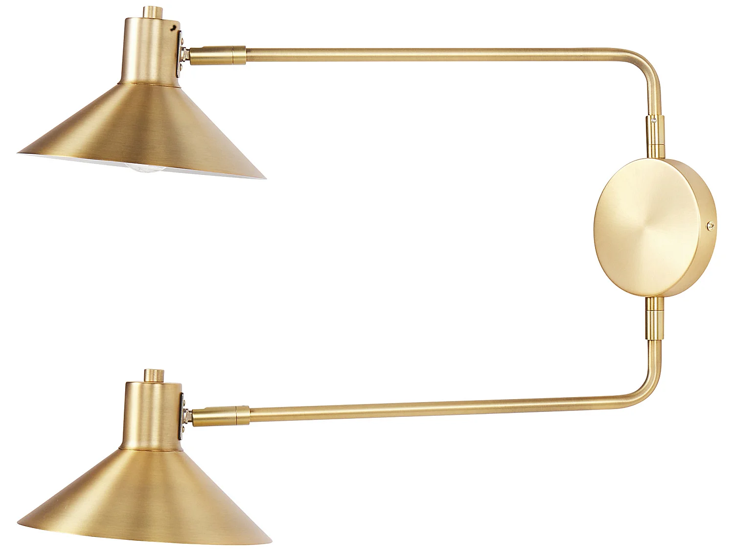 Lampe murale KADASSA Réglable Métal Doré