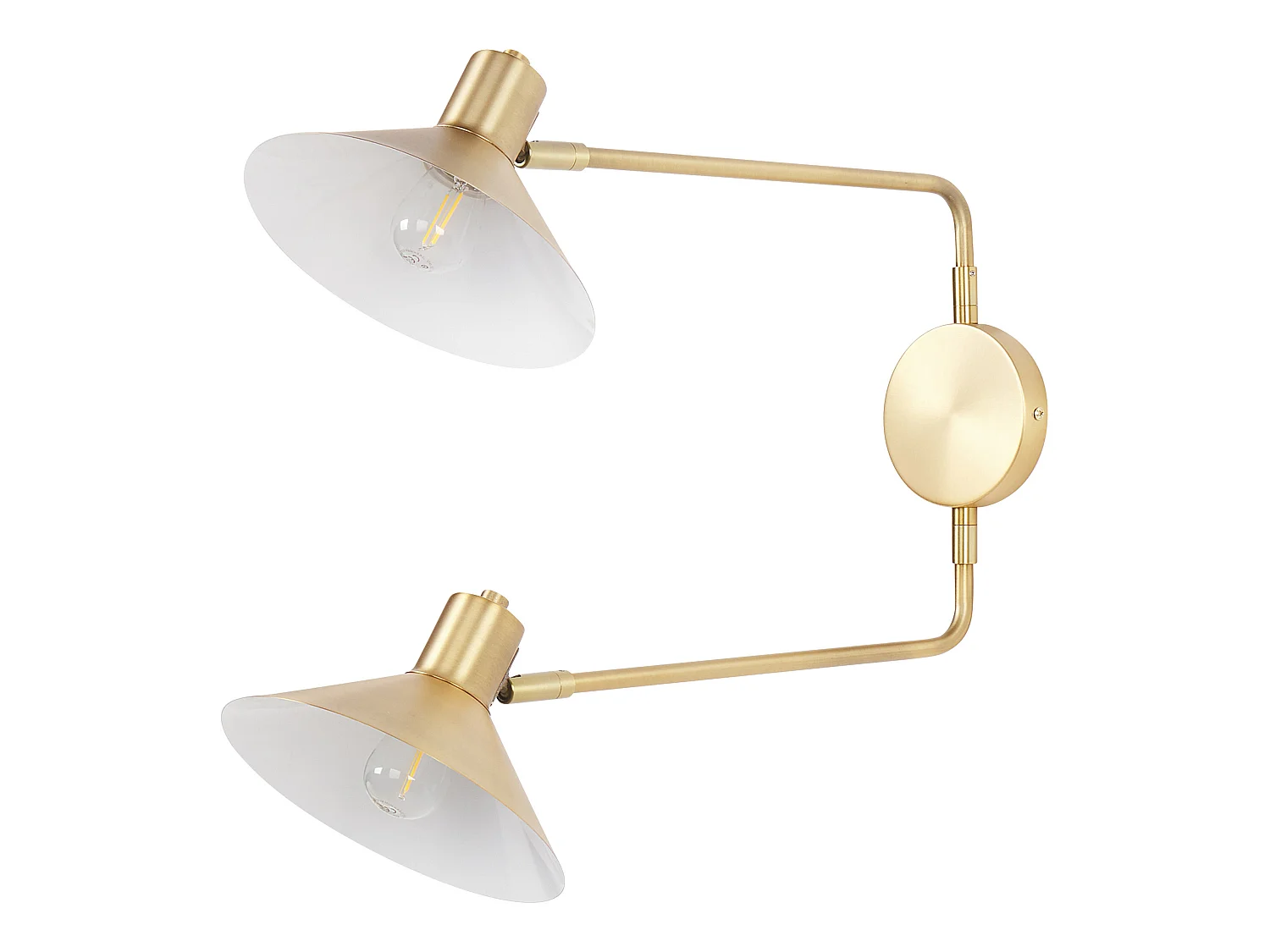 Lampe murale KADASSA Réglable Métal Doré