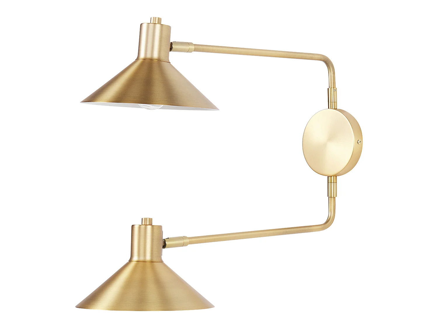 Wandlampe KADASSA verstellbar Metall Gold