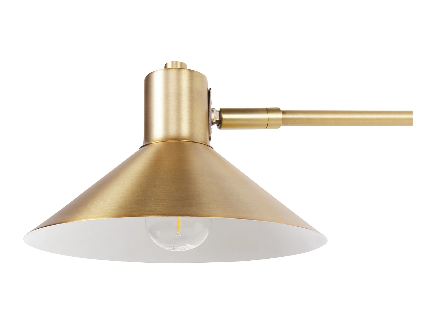 Wandlampe KADASSA verstellbar Metall Gold
