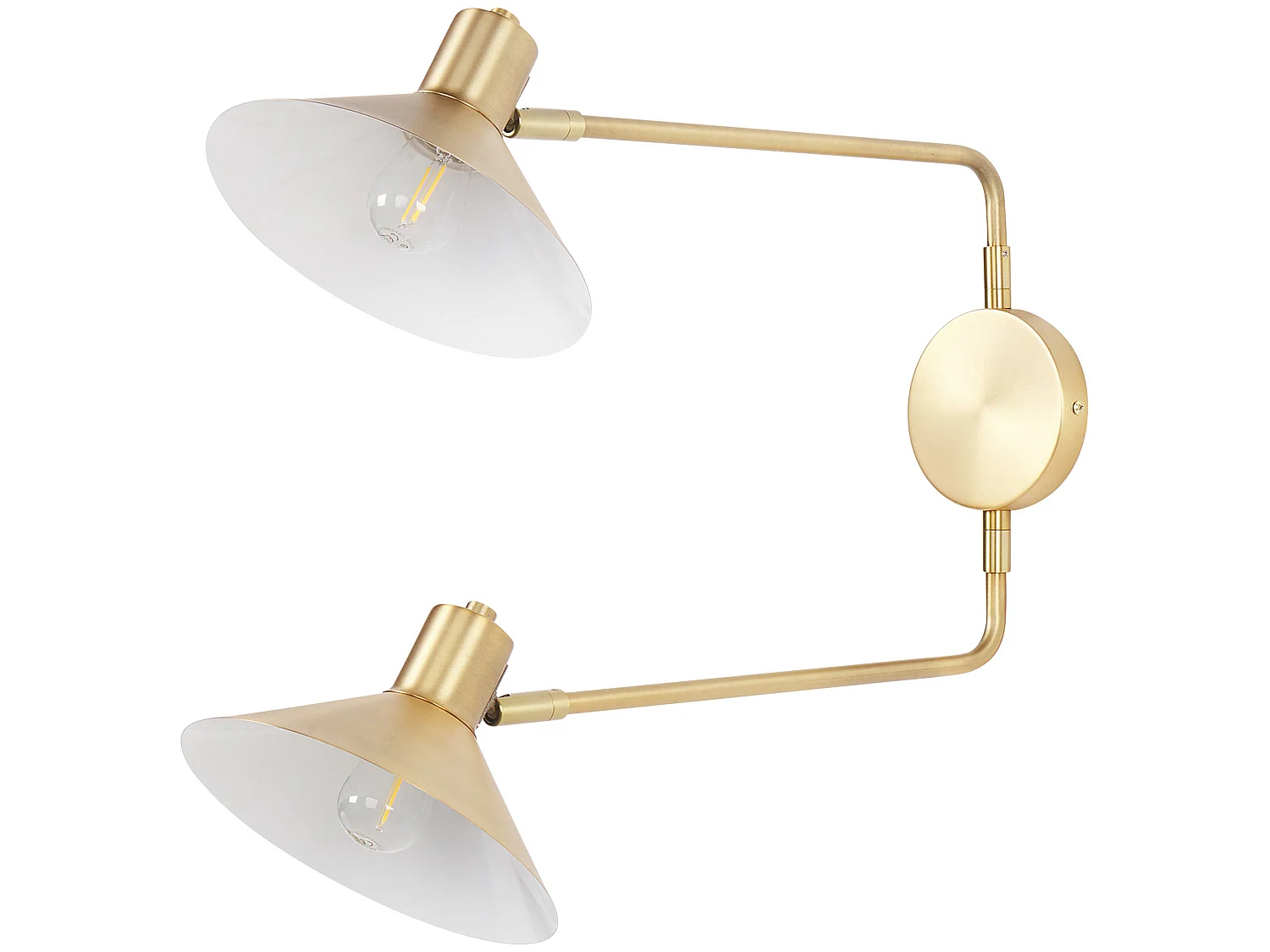 Lampe murale KADASSA Réglable Métal Doré