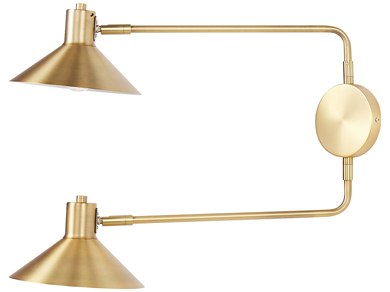 Lampe murale KADASSA Réglable Métal Doré